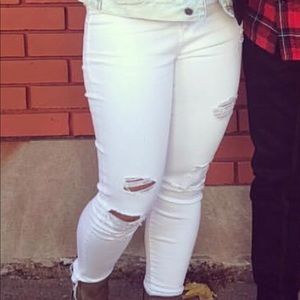 High Rise waisted ankle jegging